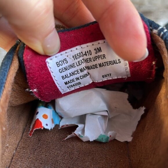 Florsheim Kearney Jr Plain Toe Oxford Blue Suede Shoes Sz 3 - Picture 9 of 9